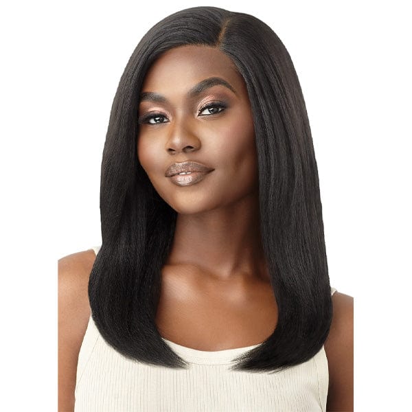 Outre Synthetic Swiss HD Lace Front Wig - NATURAL YAKI 18