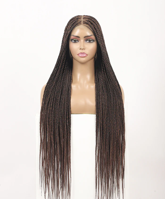 Fancivivi Small Knotless Box Braids Triangle Over Hip-Length 36