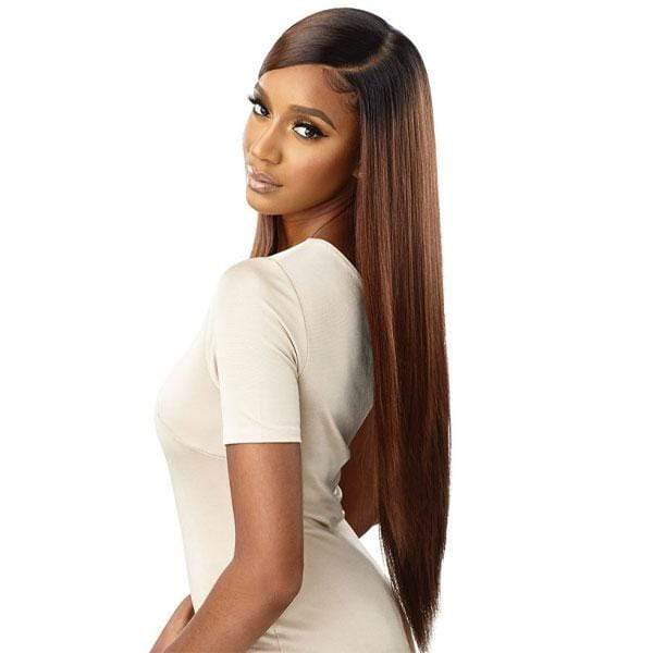 Outre Synthetic Sleeklay Part HD Lace Front Wig - DARBY - Airhomei
