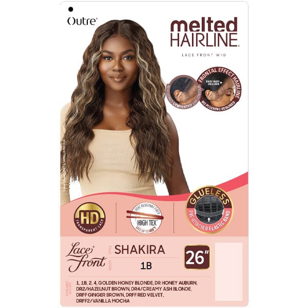 Outre Synthetic Melted Hairline HD Lace Front Wig - SHAKIRA - Airhomei