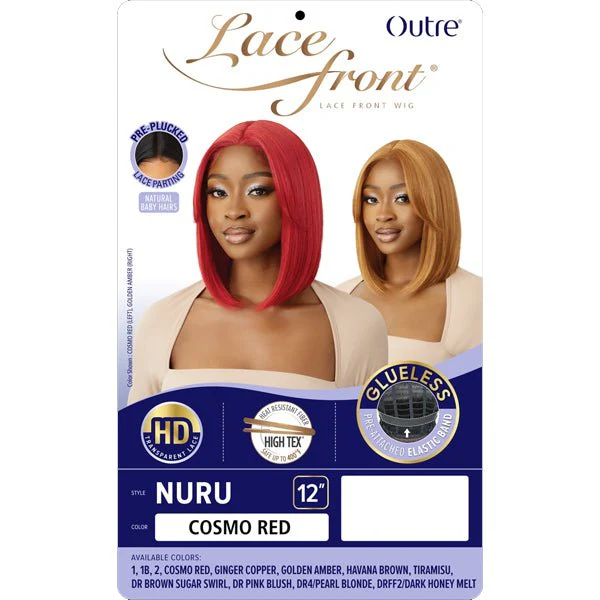 Outre Synthetic Swiss HD Lace Front Wig - NURU - Airhomei