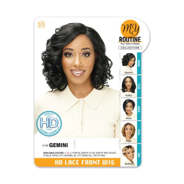 Zury Sis My Routine Synthetic HD Lace Front Wig - LF HD GEMINI - Airhomei