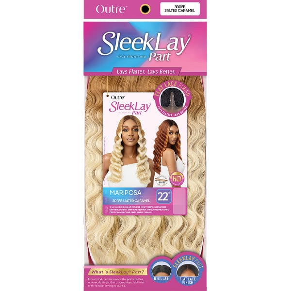 Outre Synthetic Sleeklay Part HD Lace Front Wig - MARIPOSA - Airhomei