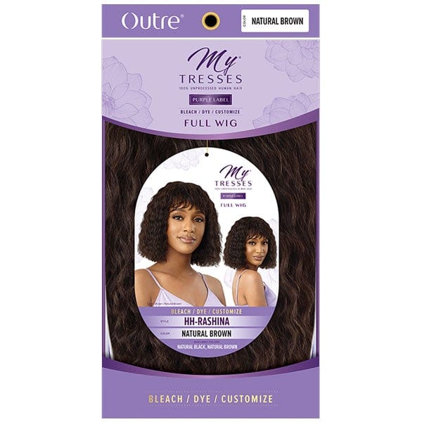 Outre 100% Human Hair MyTresses Purple Label Full Wig - RASHINA - Airhomei