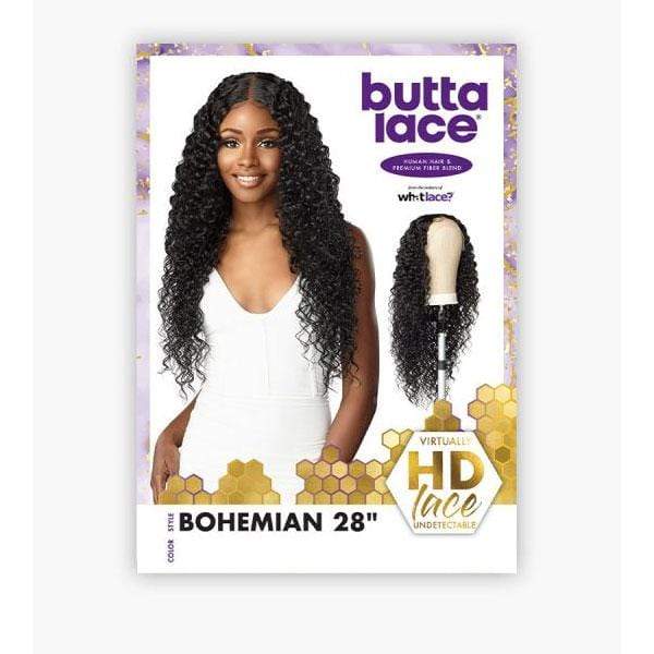 Sensationnel Butta Human Hair Blend Lace Front Wig - BOHEMIAN 28