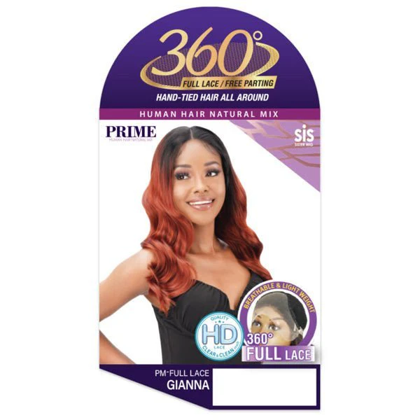 Zury Sis Prime Human Hair Blend Lace Front Wig - PM FULL LACE GIANNA - Airhomei