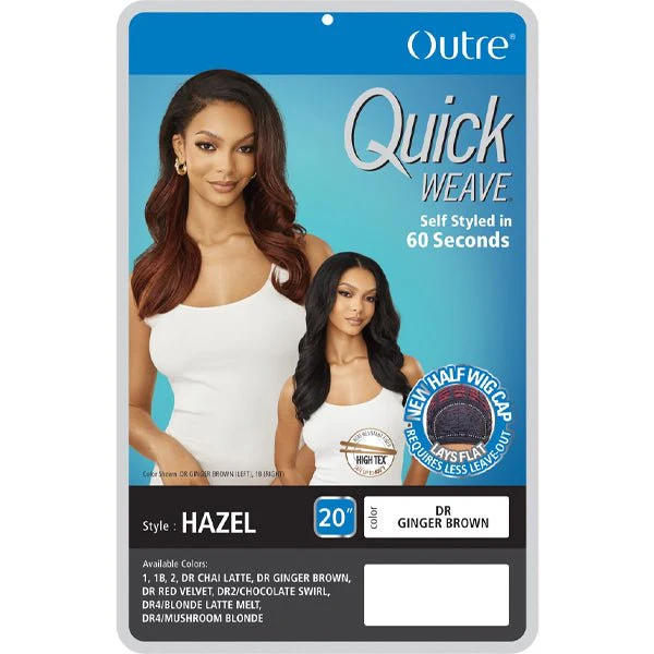 Outre Quick Weave Synthetic Half Wig - HAZEL - Airhomei