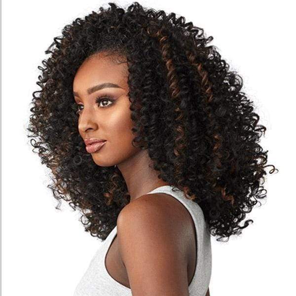 Sensationnel Instant Weave Curls Kinks & CO Synthetic Half Wig - CURLY 3B-3C SHOW STOPPER - Clearance - Airhomei