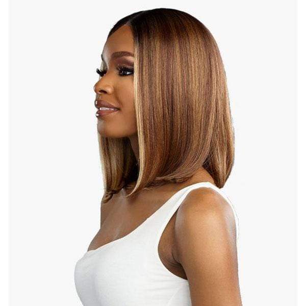 Sensationnel Butta Human Hair Blend Lace Front Wig - BOB 12