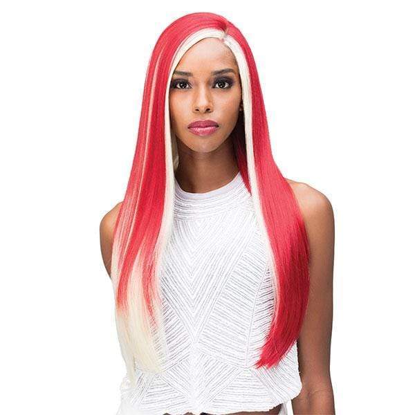Bobbi Boss Synthetic 13x4 HD Lace Wig - MLF242 GARNET - Airhomei