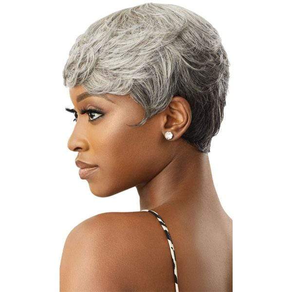 Outre 100% Human Hair Fab & Fly Gray Glamour Wig - ADDISON - Airhomei