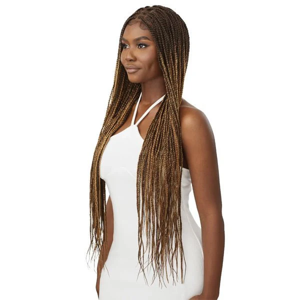 Outre Synthetic 100% Fully Hand-tied Whole Lace Wig - KNOTLESS BOX BRAIDS 36
