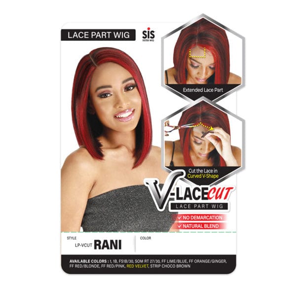 Zury Sis V-Lace Cut Synthetic Hair Lace Part Wig - LP VCUT RANI - Airhomei