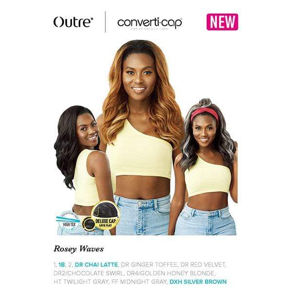 Outre Converti Cap Synthetic Hair Wig - ROSEY WAVES - Airhomei