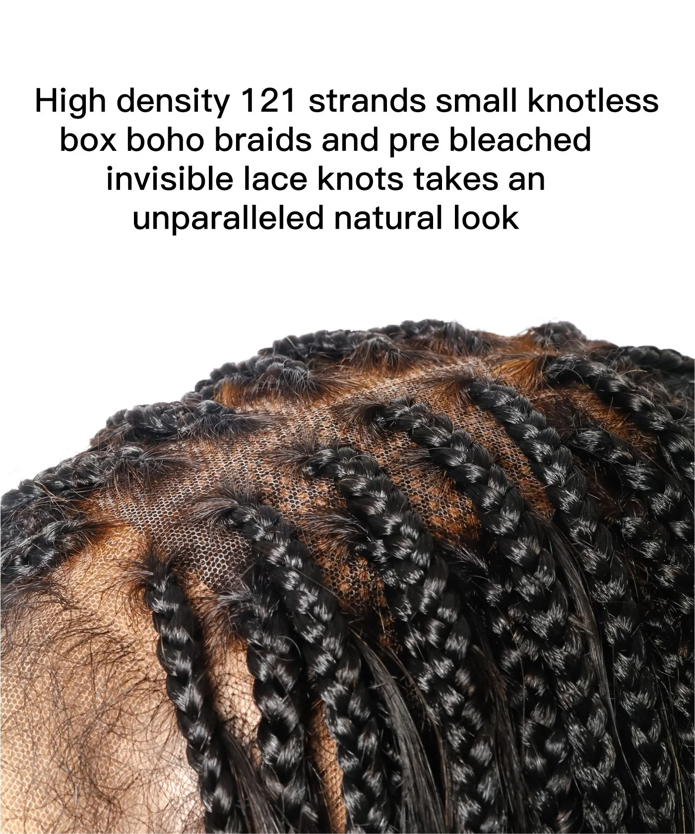 Pre Bleached Human Hair Lace Tangleless 42