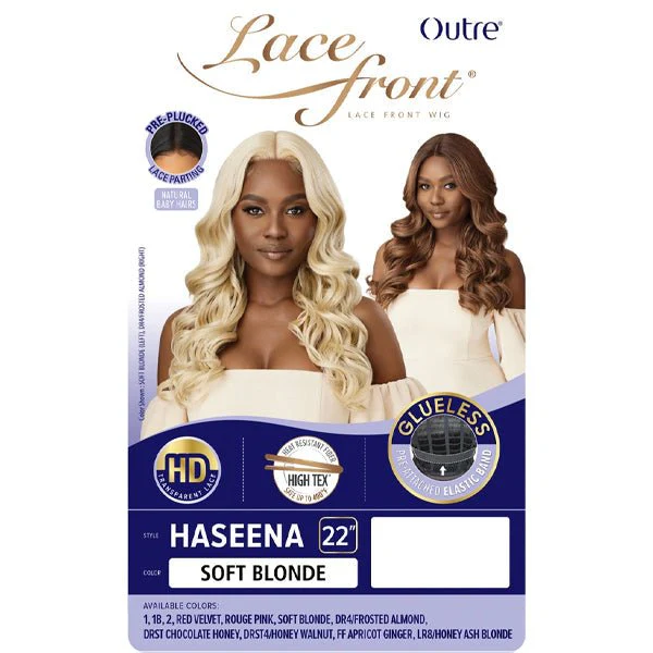 Outre Synthetic Swiss HD Lace Front Wig - HASEENA - Airhomei
