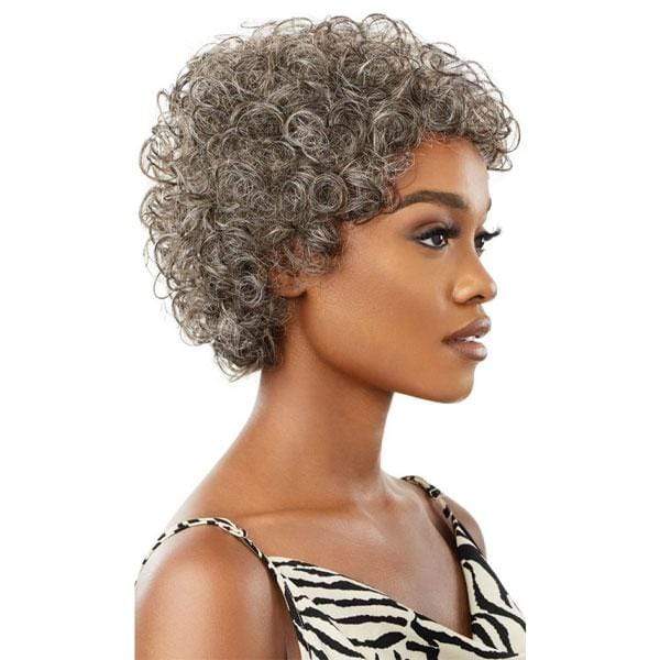Outre 100% Human Hair Fab & Fly Gray Glamour Wig - VERONICA - Airhomei