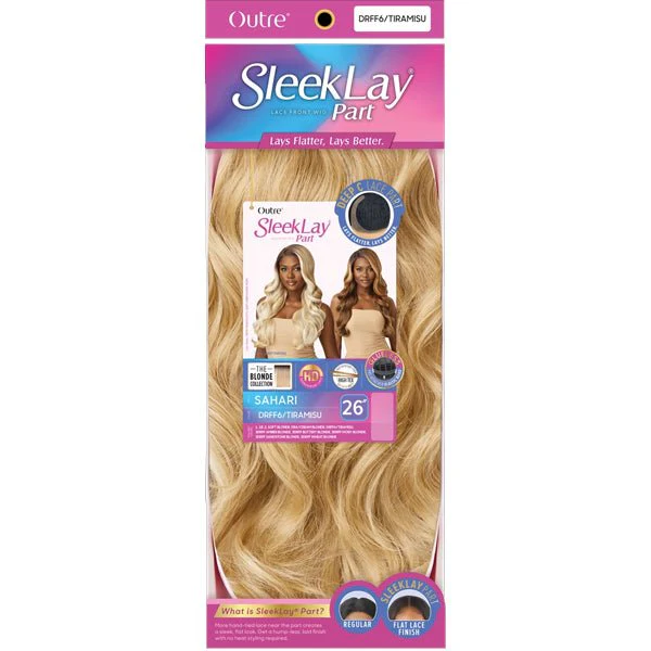 Outre Synthetic Sleeklay Part HD Lace Front Wig - SAHARI - Airhomei
