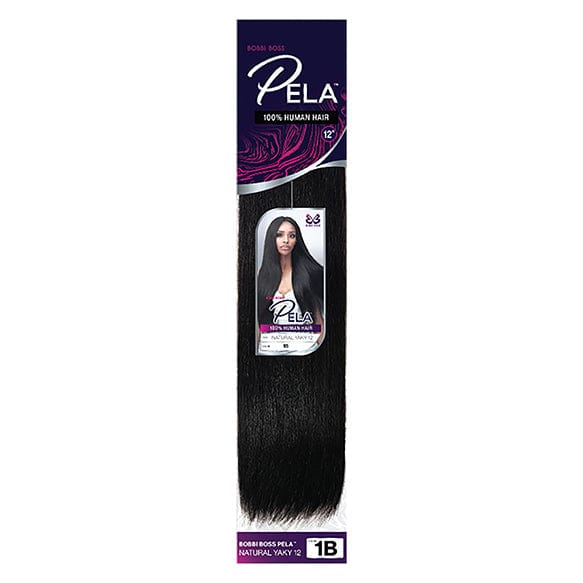 Bobbi Boss PELA 100% Human Hair Weave - NATURAL YAKY 10