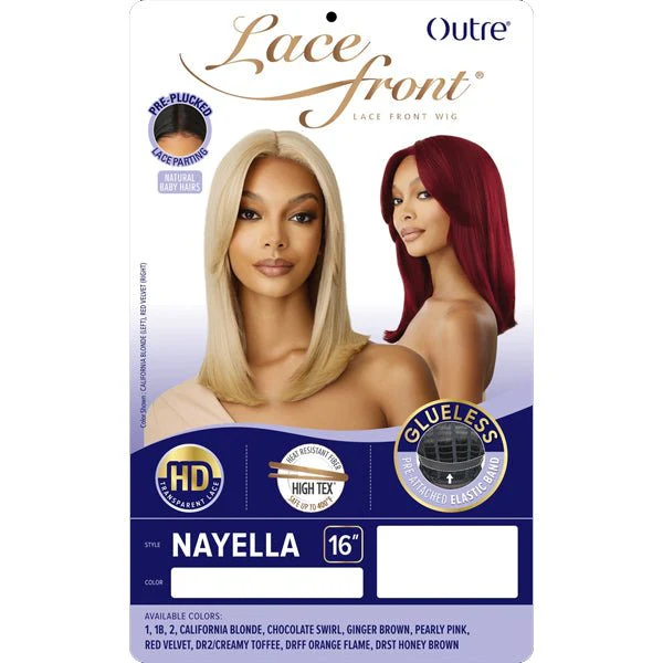 Outre Synthetic Swiss HD Lace Front Wig - NAYELLA - Airhomei