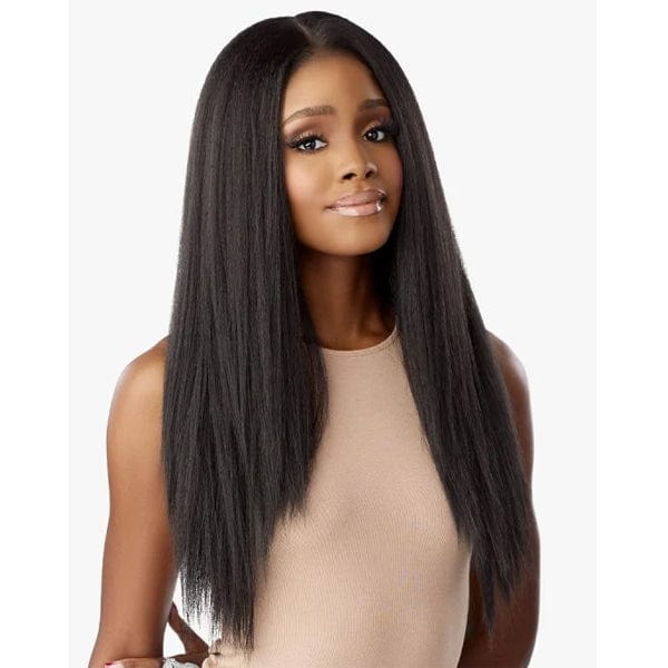 Sensationnel Kinky Edges Kinks & Co 13x6 HD Lace Front Wig - 13x6 KINKY STRAIGHT 24