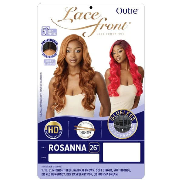 Outre Synthetic Swiss HD Lace Front Wig - ROSANNA - Airhomei
