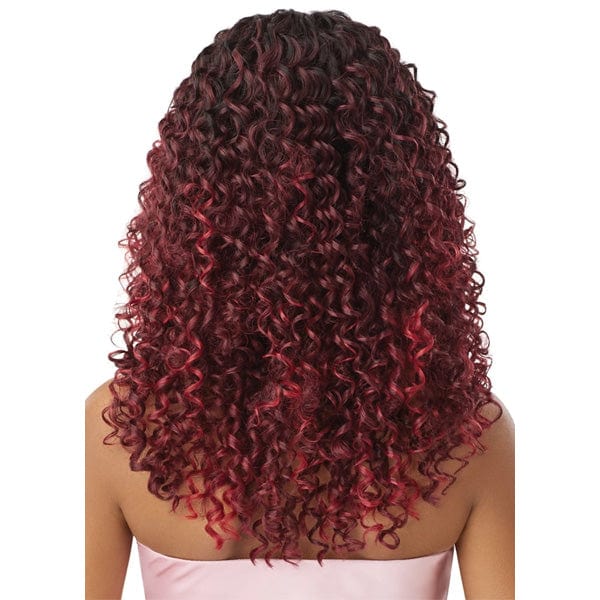 Outre Airtied Human Hair Blend Glueless 13X6 HD Lace Front Wig - HHB DOMINICAN CURLY 22