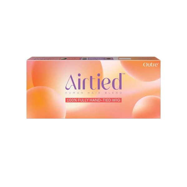 Outre Airtied Human Hair Blend Glueless 13X6 HD Lace Front Wig - HHB NATURAL YAKI 12