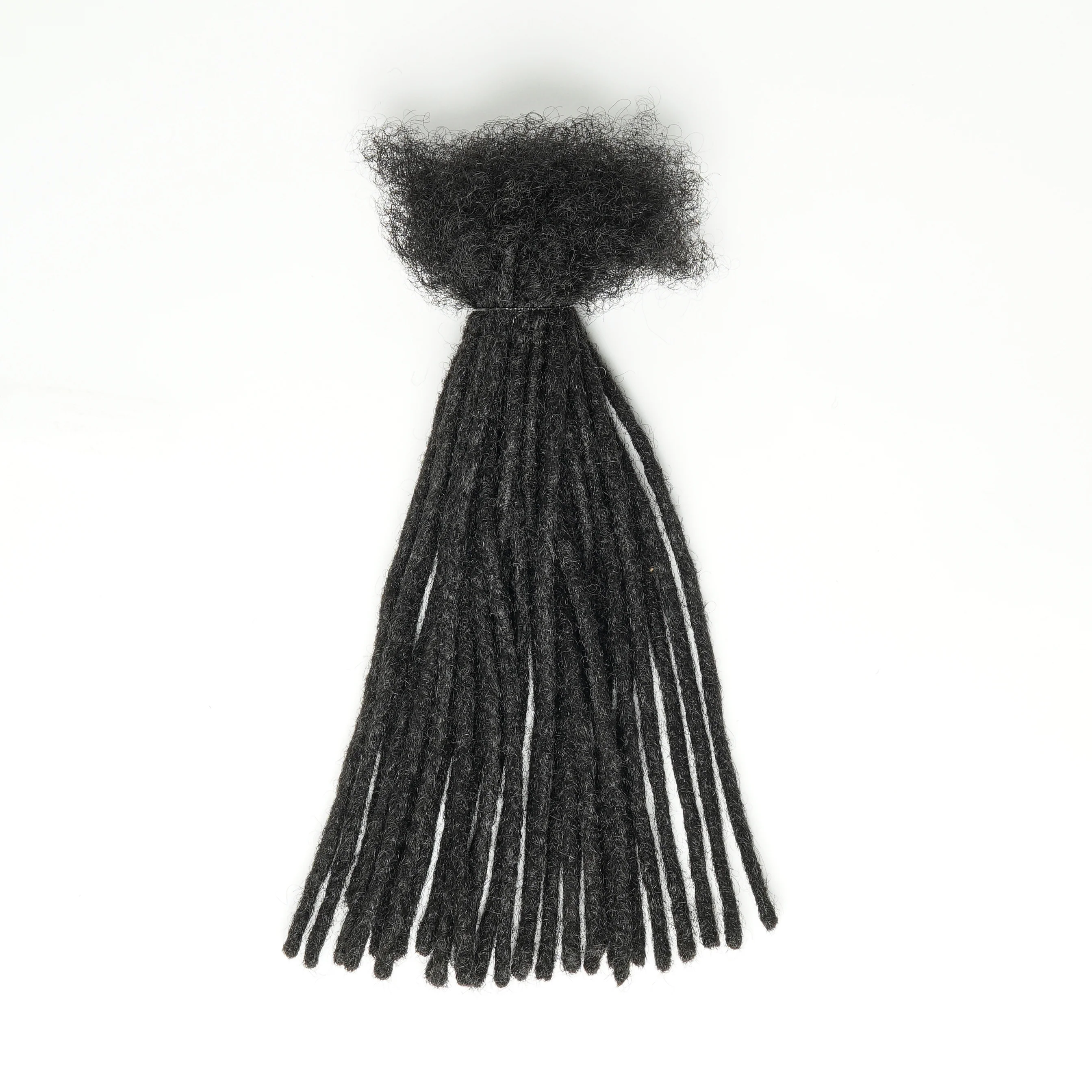 100% Human Hair Locs Extensions Handmade XSmall Width (0.4cm)  30 LOCS/Bundle - Airhomei