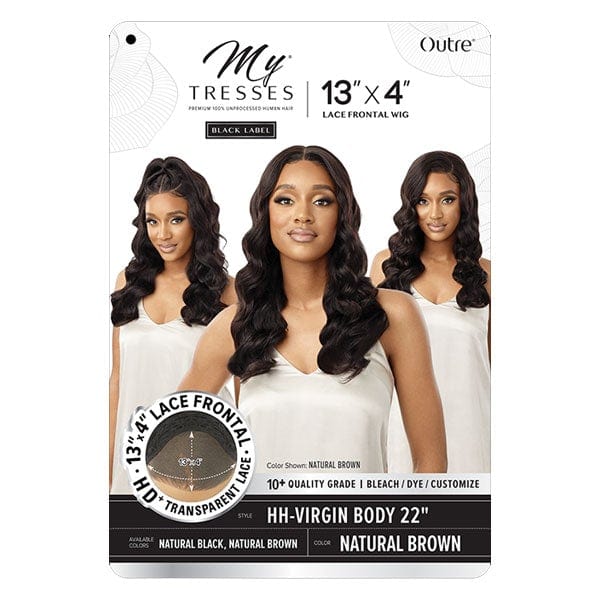 Outre My Tresses Black Label HD 13x4 Lace Front Wig - VIRGIN BODY 22