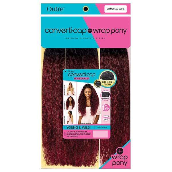Outre Converti Cap + Wrap Pony Synthetic Hair Wig - YOUNG & WILD - Airhomei