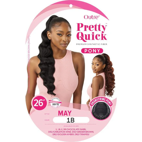 Outre Pretty Quick Synthetic Wrap Ponytail - MAY - Airhomei