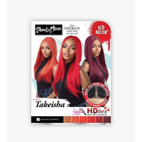 Sensationnel Shear Muse Synthetic Hair Empress Lace Front Wig - TAKEISHA - Airhomei