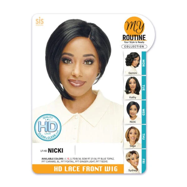 Zury Sis My Routine Synthetic HD Lace Front Wig - LF HD NICKI - Airhomei
