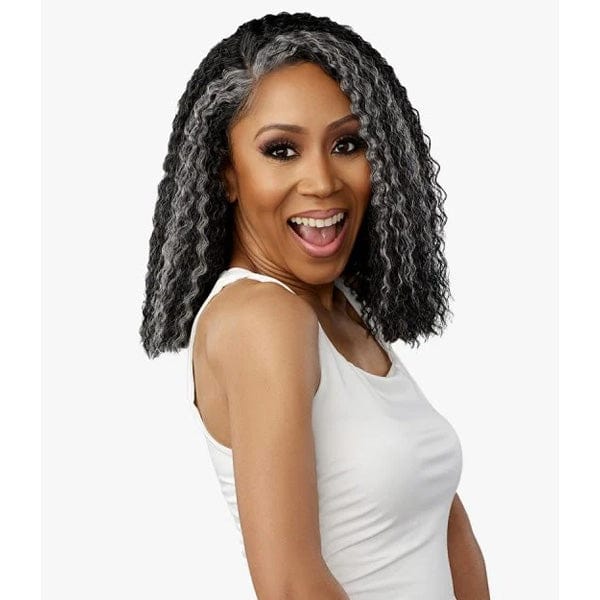 Sensationnel Synthetic Hair Dashly Salt & Pepper Lace Wig - SP LACE UNIT 4 - Airhomei