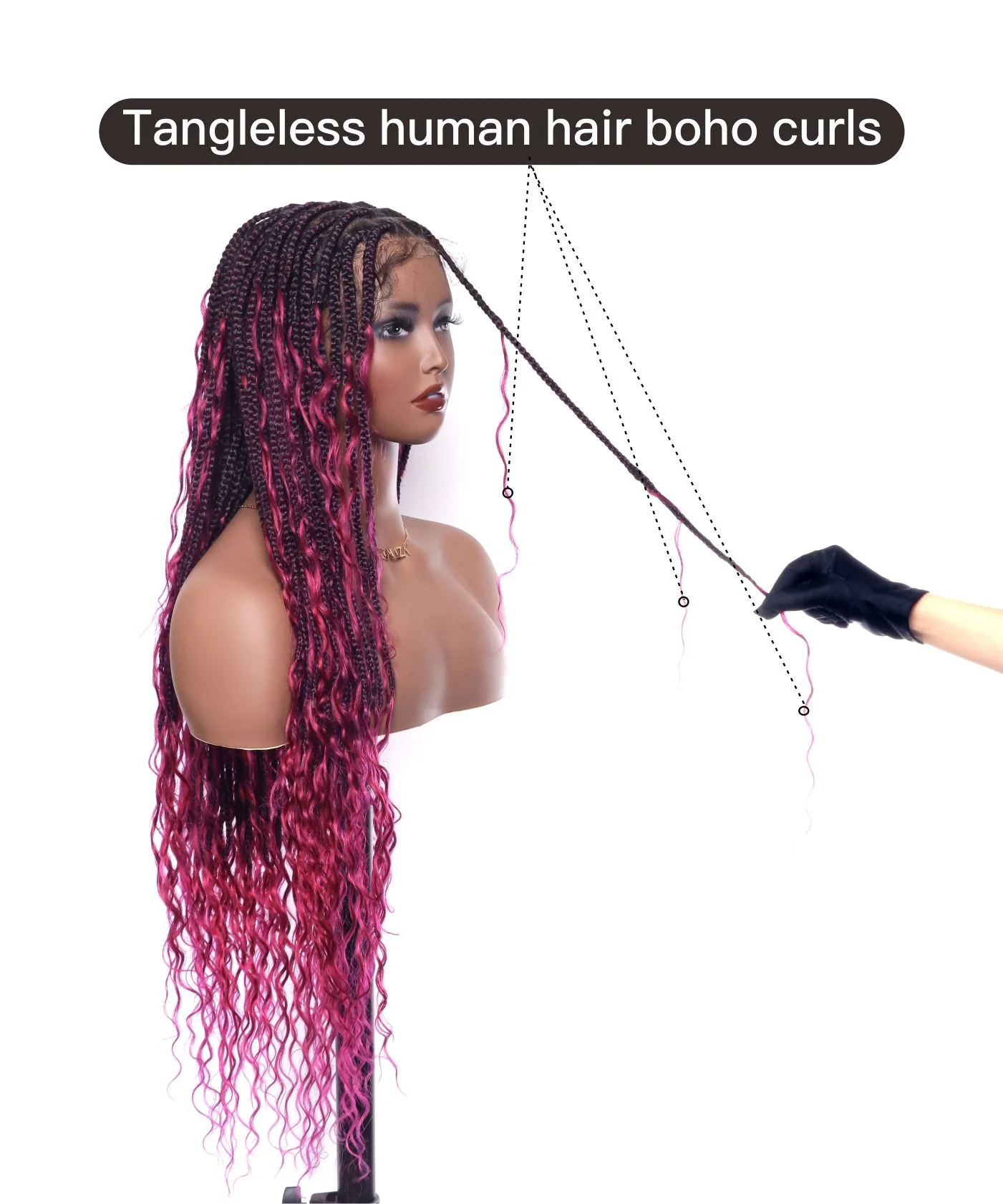 (Pre Bleached Human Hair Lace) High density Square Base HD Lace Lightweight 100 Strands Tangleless 36