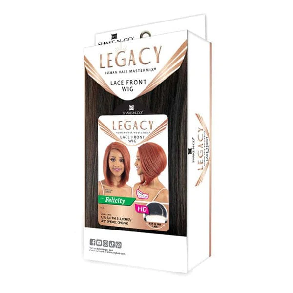 Shake N Go Legacy Human Hair Blend Lace Front Wig - FELICITY - Airhomei