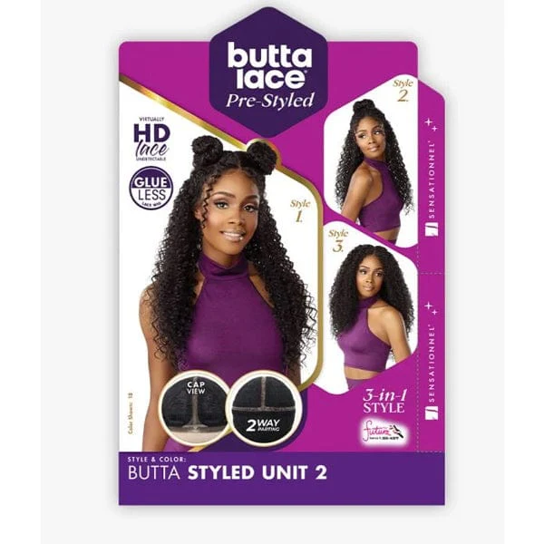 Sensationnel Synthetic Pre-styled HD Lace Front Wig - BUTTA STYLED UNIT 2 - Airhomei