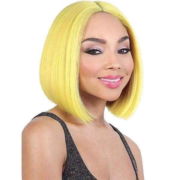 Motown Tress Let's Lace Deep Part Synthetic Swiss Lace Front Wig - LDP NEON2 - Clearance - Airhomei
