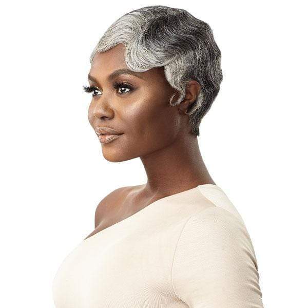 Outre 100% Human Hair Fab & Fly Gray Glamour Wig - MARINETTE - Airhomei
