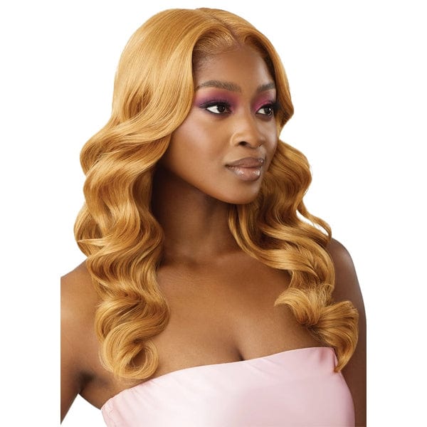 Outre Airtied Human Hair Blend Glueless 13X6 HD Lace Front Wig - HHB NATURAL BODY WAVE 22