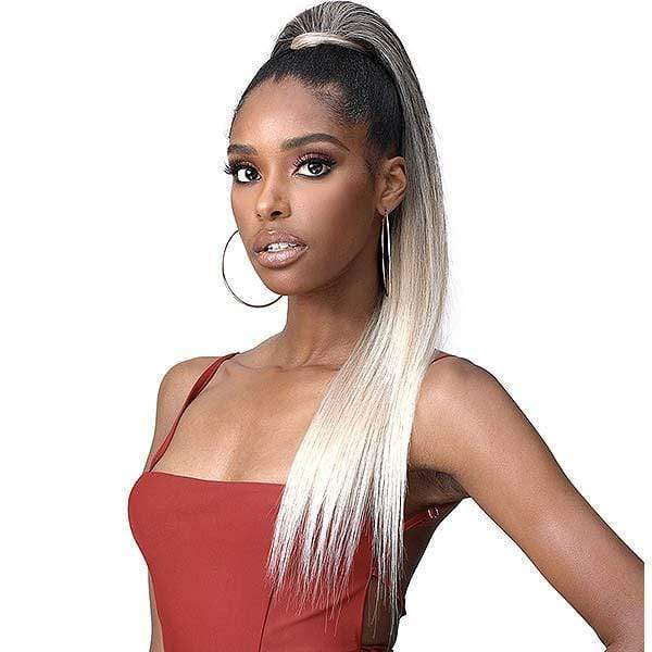 Bobbi Boss Miss Origin Tress Up Human Hair Blend Ponytail - MOD010 YAKI STRAIGHT 28