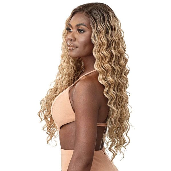 Outre Synthetic Sleeklay Part HD Lace Front Wig - ASMARA - Airhomei