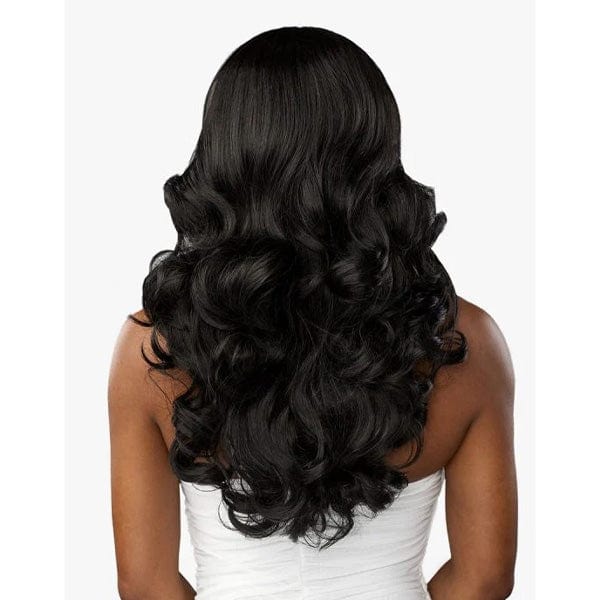Sensationnel Butta Human Hair Blend Lace Front Wig - VOLUME CURL 22