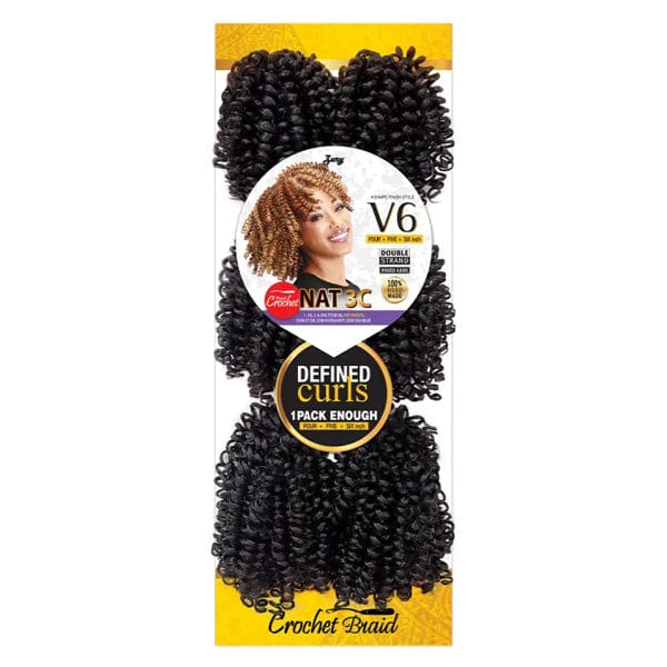 Zury Sis Synthetic Crochet Braid - V6 NAT 3C - Clearance - Airhomei