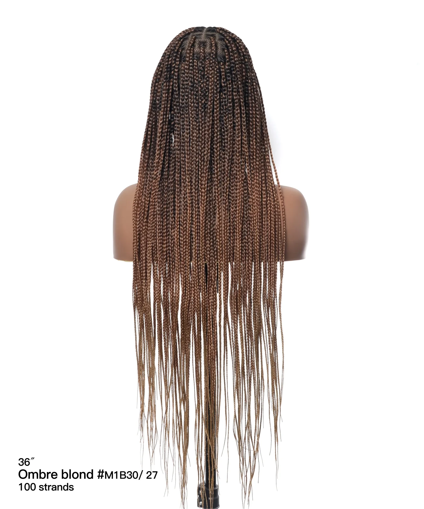 Pre Bleached Human Hair Lace Lightweight Knotless HD Lace Box Braided Wig - Airhomei