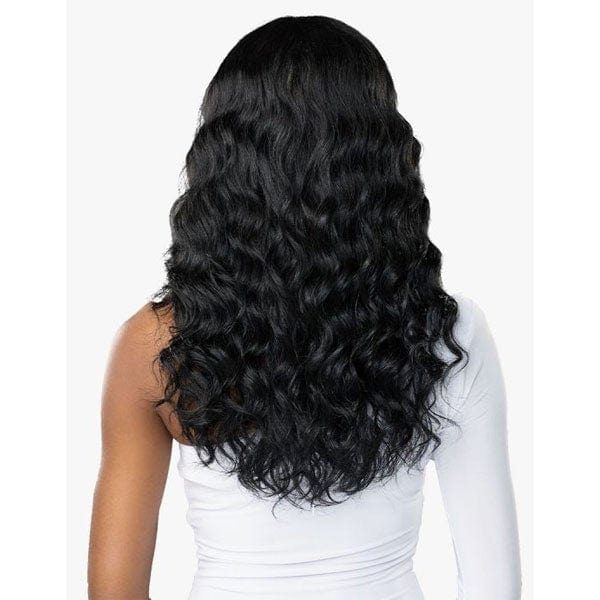 Sensationnel Butta Human Hair Blend Lace Front Wig - DEEP WAVE 20