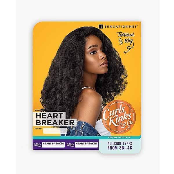Sensationnel Instant Weave Curls Kinks & CO Synthetic Half Wig - HEART BREAKER - Clearance - Airhomei