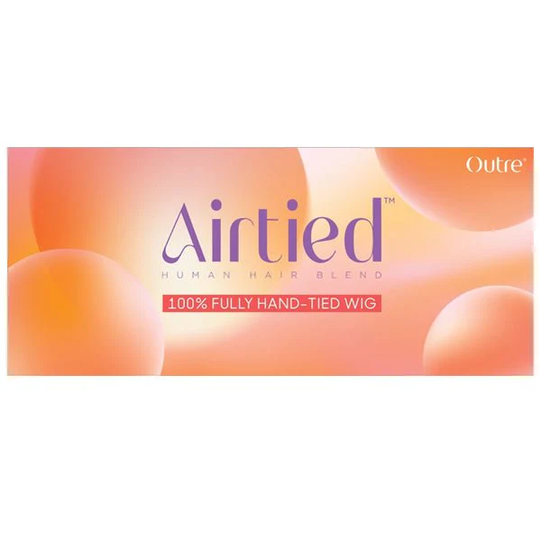 Outre Airtied Human Hair Blend Glueless 13X6 HD Lace Front Wig - HHB SLEEK YAKI 20