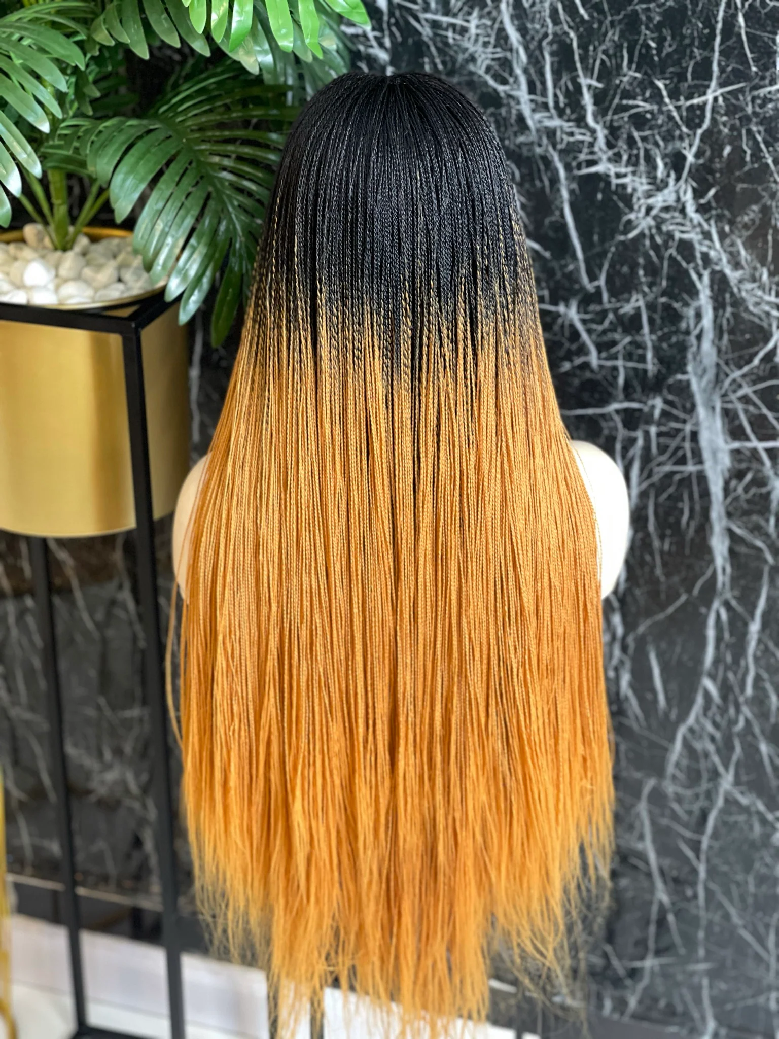 Ombre Micro Twist Braid Wig - Airhomei